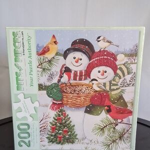 Bits and Pieces Snowman Puzzle - 200 Pieces